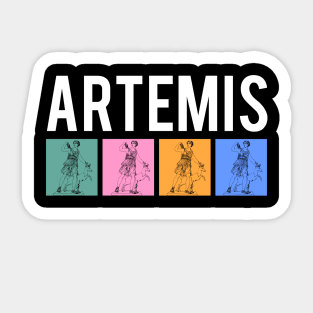 Artemis, Greek mythology Sticker